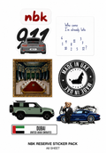 Dubai Lifestyle Sticker Pack