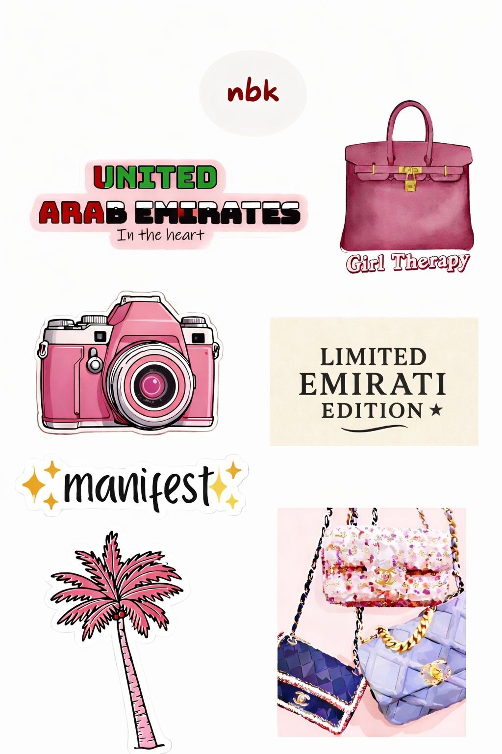 Pink Luxe Sticker Pack